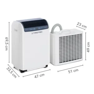 Portable monophase electric split air conditioner PAC 4600 - TROTEC