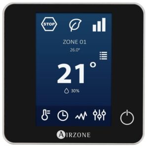 Airzone Blueface Zero Wireless Thermostat Black