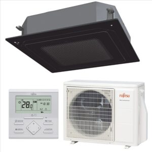 Fujitsu AUXG18KRLB + AOYG18KATA Circular Flow Black Cassette Eco Series