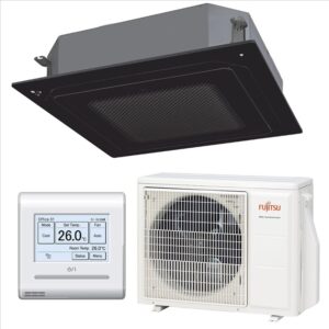 Fujitsu AUXG18KRLB + AOYG18KBTB Circular-Flow Black Cassette Standard Series