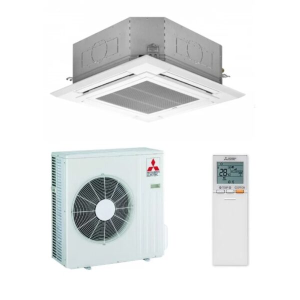 climatiseur-cassette-mono-split-mitsubishi-4-voies-plsz-m60ea-r32 - Coolexia