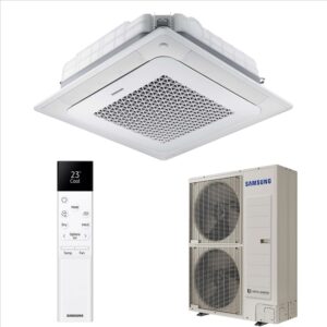 Aire acondicionado cassete trifásico Samsung WindFree AC120RN4DKG + AC120RXADNG 950x950