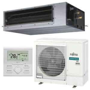 Fujitsu ARXG30KHTAP + AOEG30KBTB Mid-Pressure Compact Airstage with Enhanced Capacity