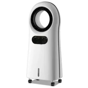 Portable Quiet 110W 4-in-1 Air Cooler: Fan, Cooler, Air Humidifier with Wheels – 3 Speeds NIKLAS