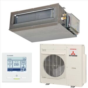 Mitsubishi Heavy Industries FDUM125VH + FDC125VNX-W Ducted Medium-Static Hyper-Inverter Single-Phase Package