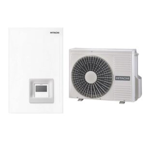 Hitachi RAS-2.5WHVRP1 + RWM-2.5R1E Yutaki S-series heat-pump set