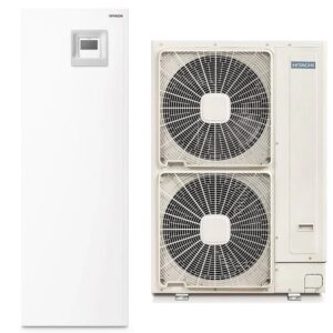 Hitachi RWD-4.0NW1E-220S + RAS-4WHVNPE Yutaki S Combi 2.0