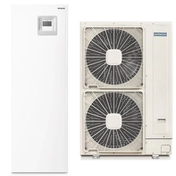 pompe-a-chaleur-hitachi-rwd-60nw1e-220s-ras-6whnpe-triphase-yutaki-s-combi-pac-ecs-inverter-split-r410 - Coolexia