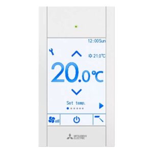 Wired Touch Bluetooth Remote for Mitsubishi PAR-CT01MAA-SB White