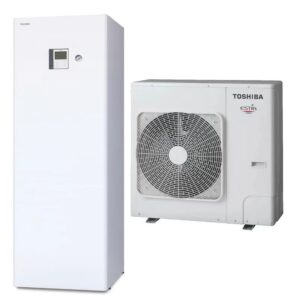 Toshiba HWT-801HW-E + HWT-1102S21MM3W-E Estía Series All-in-One Dual-Zone