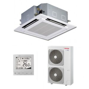 Toshiba RAV-HM1601UTP-E + RAV-GM1602AT8W-E 900x900 Daytona Digital Inverter Three-Phase Cassette